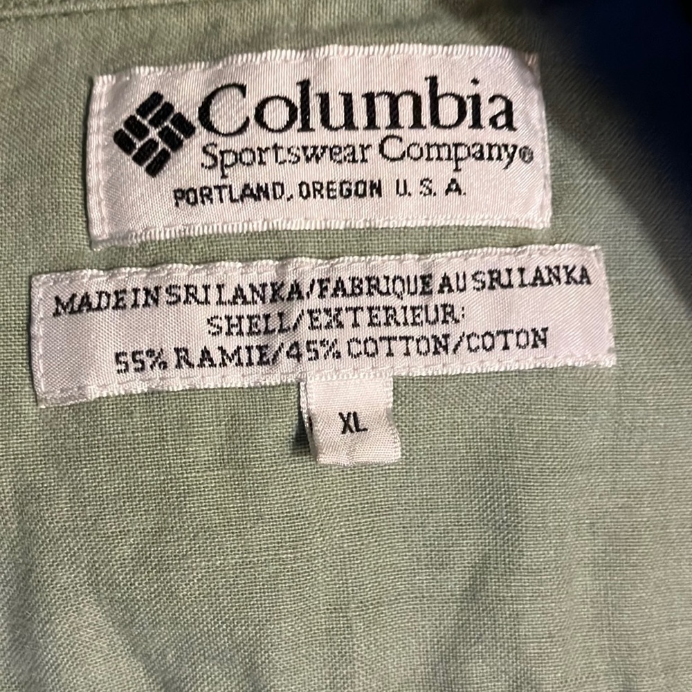 - men’s columbia short sleeve shirt